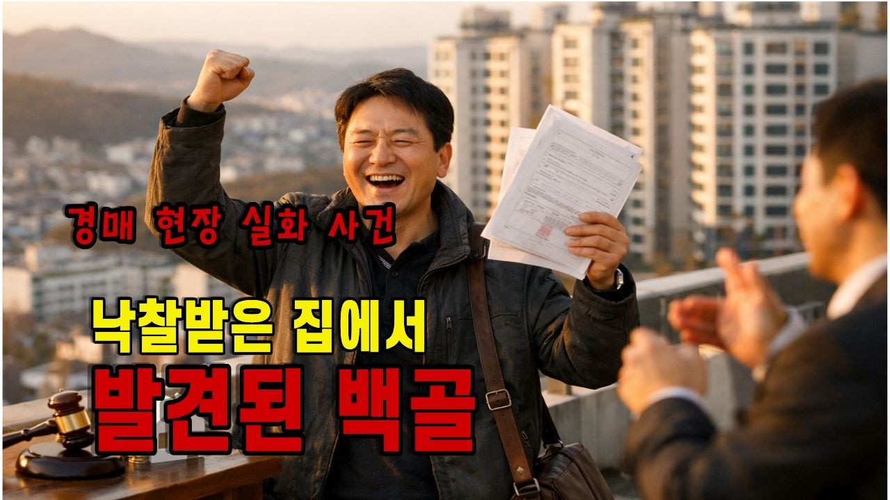 경매 현장에서 실제 있었던 사건… 낙찰받은 집이 백골이 누워 있다.