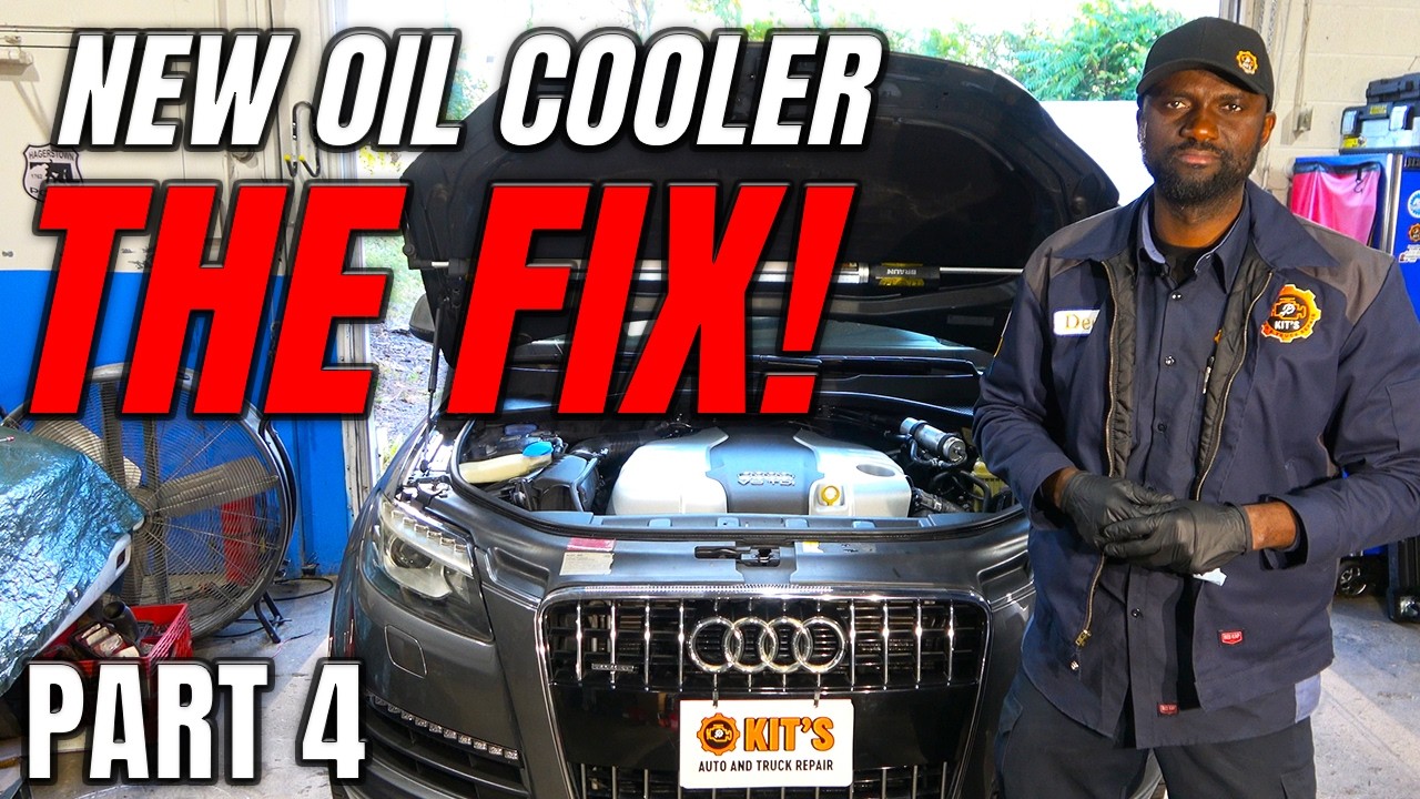 Audi Q7 - Engine Oil Cooler ( PART 4 ) Remove & Replace - Step By Step Guide