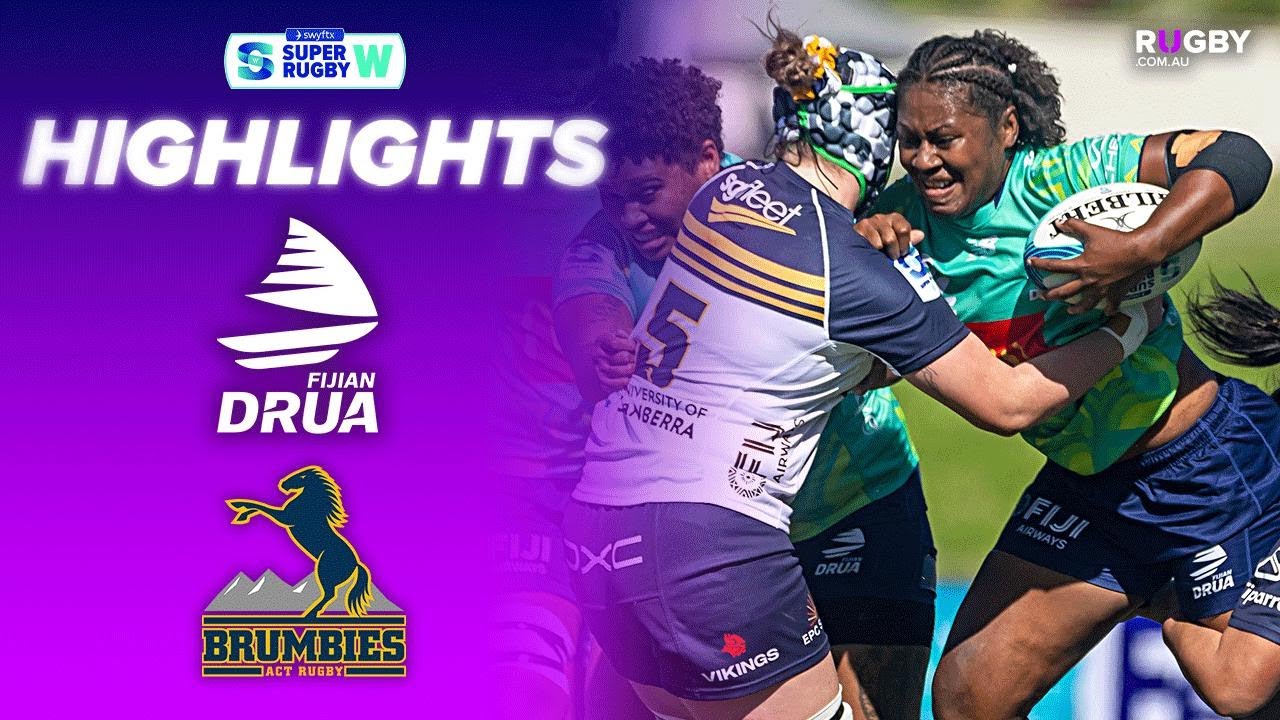 Лучшие моменты матча Fijian Drua &mdash; Brumbies | 3-й тур | Swyftx Super Rugby Women's 2026