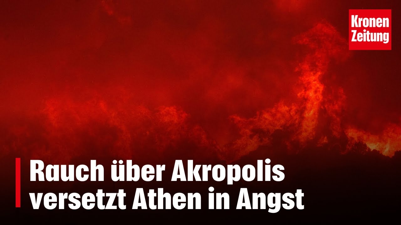 Rauch über Akropolis versetzt Athen in Angst | krone.tv NEWS