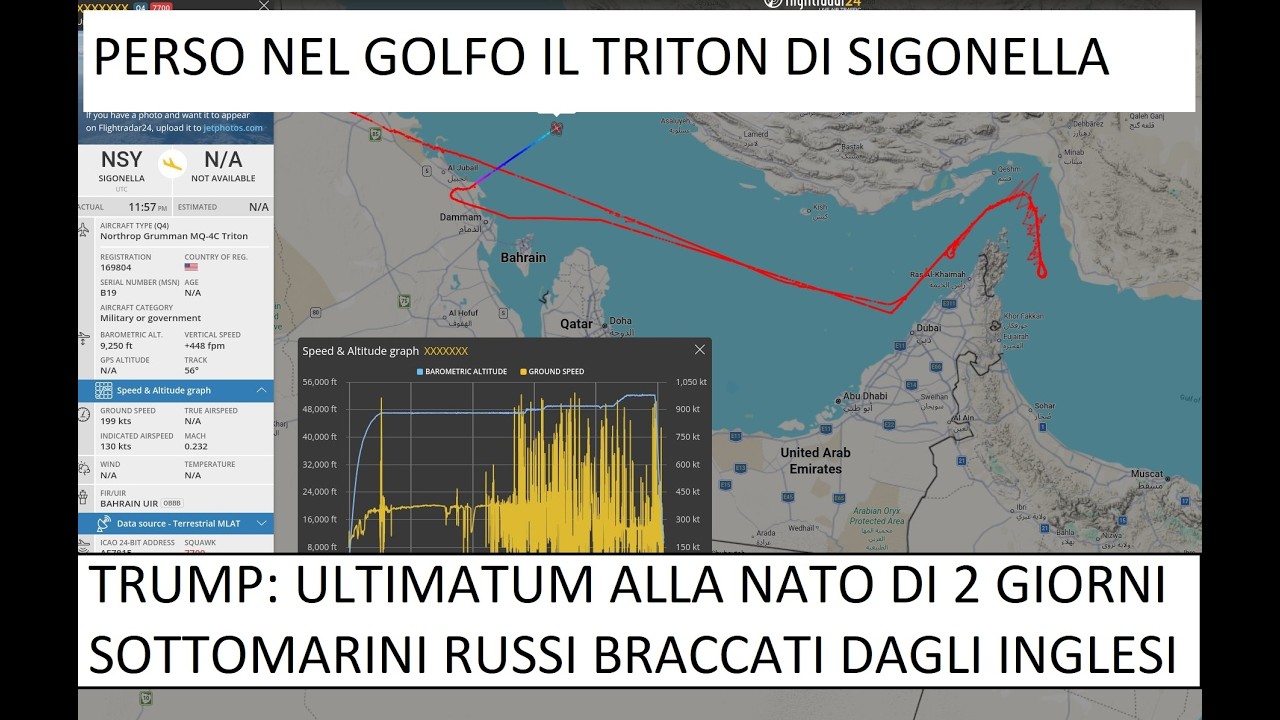 Trump ultimatum alla NATO di Due Giorni - L'Iran controlla Hormuz - Sottomarini Russi e altre news