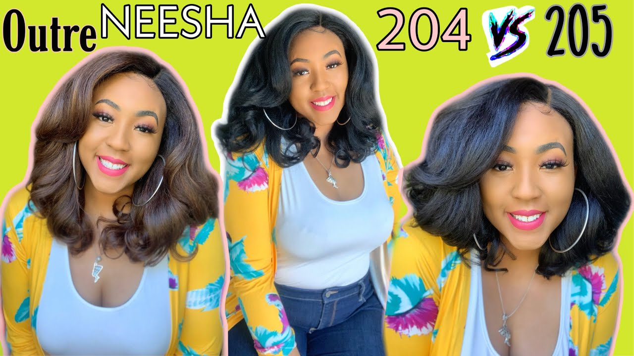NEW Outre Neesha 204 & 205 | Natural Synthetic Lace Front Wigs | DR2/CHOSWI