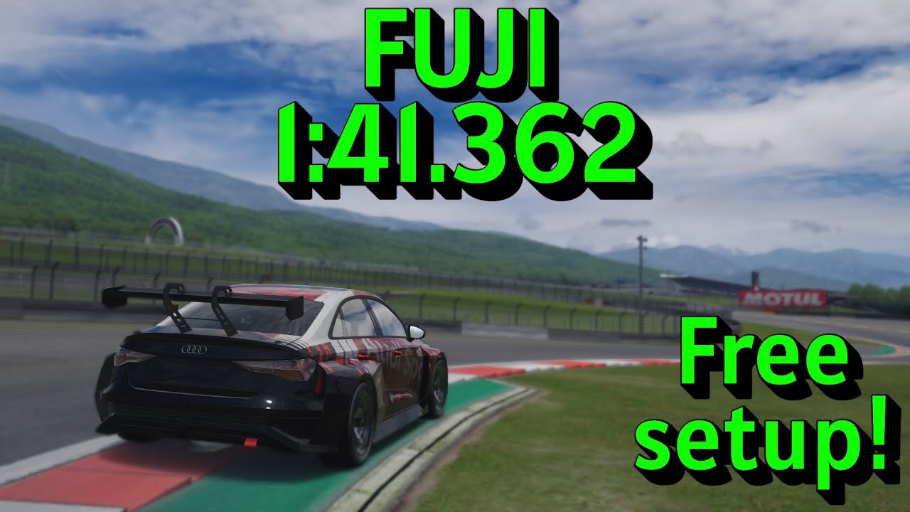 HOTLAP: AUDI RS3 TCR - Fuji - 1:41.362 (Assetto Corsa LFM) Free setup