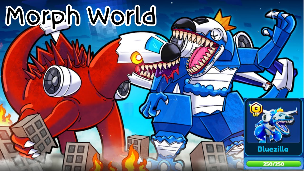 ОБНОВЛЕНИЕ INFECTED BLUEZILLA KAIJU CITY в Morph World