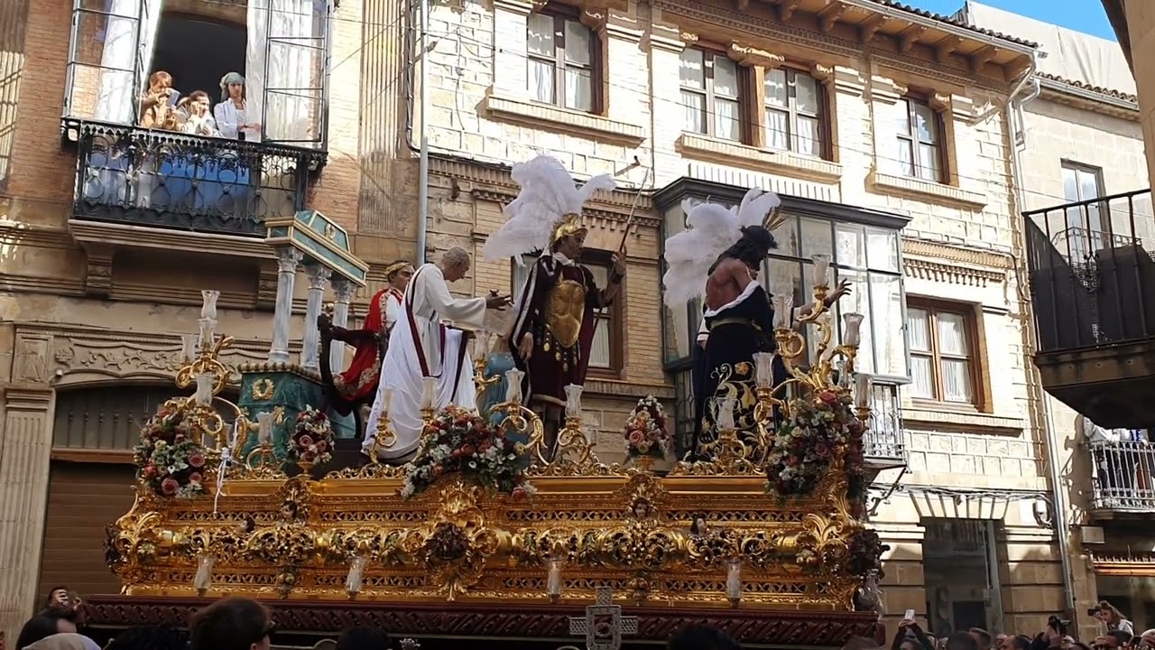 Extraordinaria del Cristo de la Sentencia por la calle Juan Pasquau de Ubeda,Jaen 2024