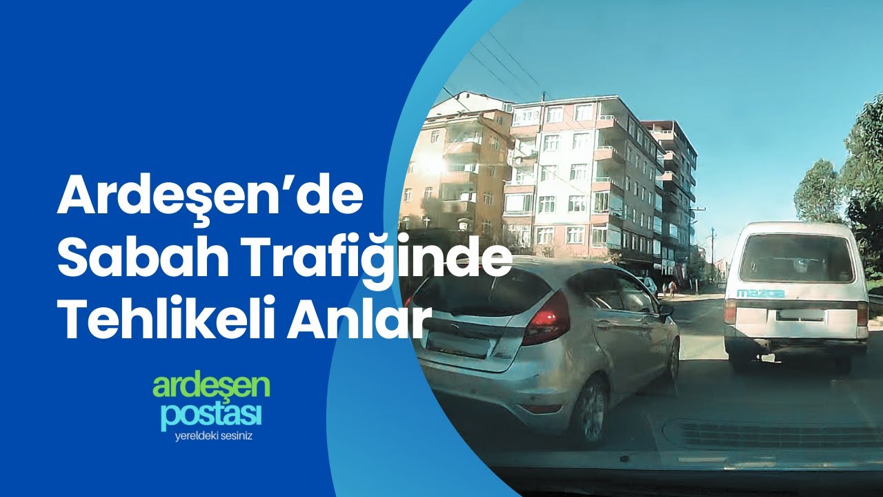 Ardeşen'de sabah trafiği tehlikeli anlara neden oluyor | Ardeşen Postası #ardeşenpostası