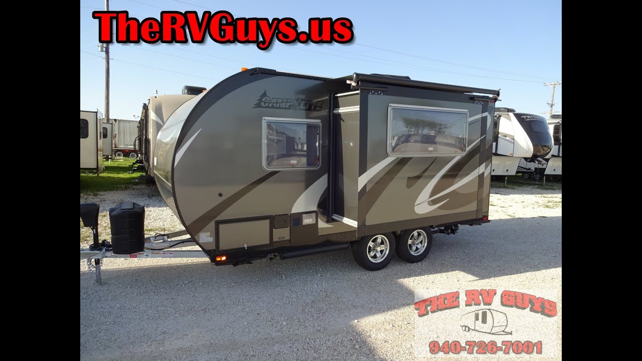 Go Far Away With This Super Lite Easy To Tow Travel Trailer - 2016 Camp Lite 16DBS