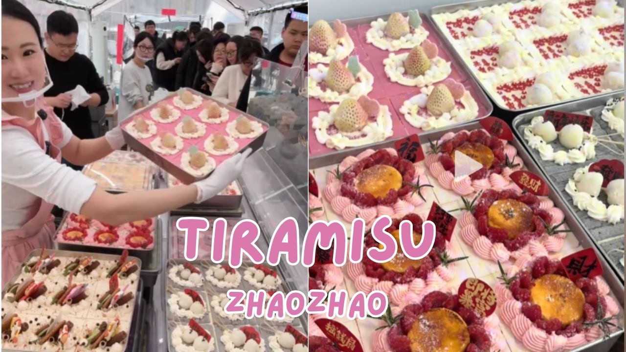 🔴Live🔴How long did Zhao Zhao need to sell out 100 trays of tiramisu? 03032026