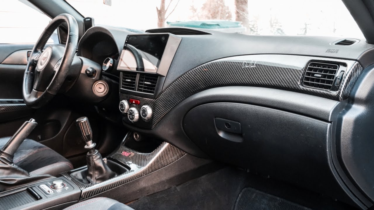 2014 Subaru STi gets a Real Carbon Interior Upgrade!