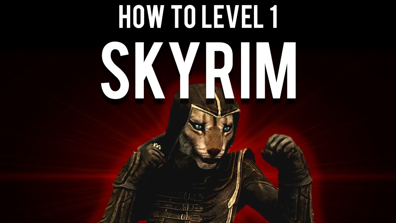 Как пройти Skyrim на 1 уровне