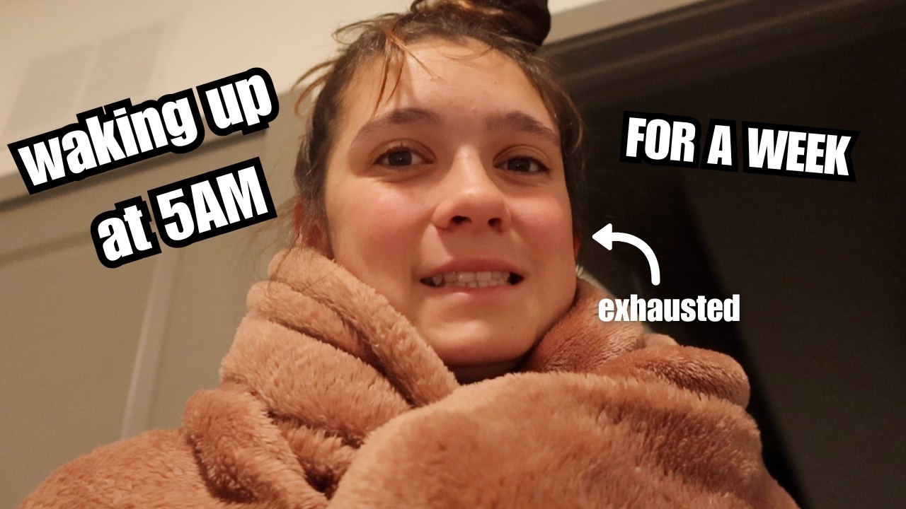 I Woke Up at 5AM Every Day This Week *here's what I learned*