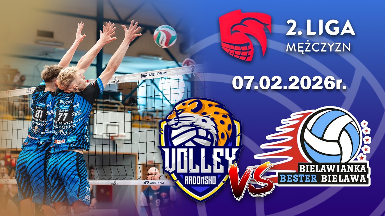 Bugaj Volley Radomsko —KS Bielawianka Bester | Transmisja LIVE