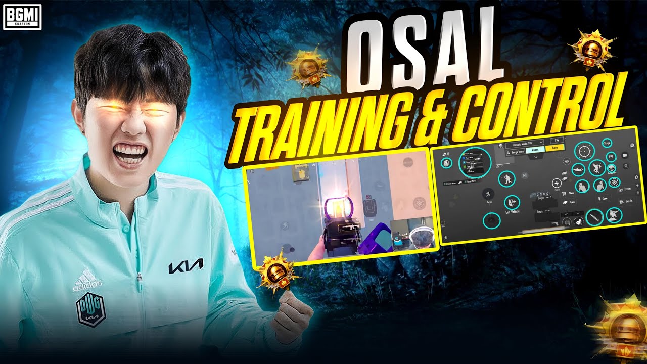 🔥OSAL New BGMI/PUBG Training Drills | Osal Control Sensi Code BGMI| Osal Close Range drills For BGMI