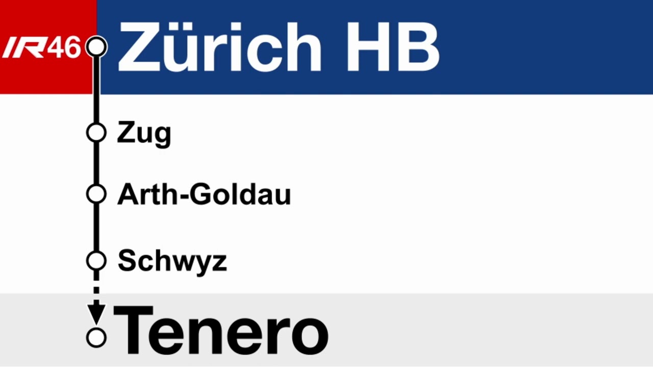 SOB Ansage &raquo; IR46 Treno Gottardo Begr&uuml;ssung in Z&uuml;rich HB nach Tenero | SLBahnen