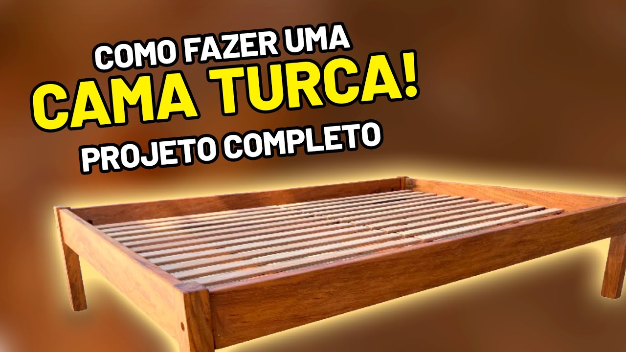 Fiz Uma Cama Turca do ZERO! - Veja como eu faço