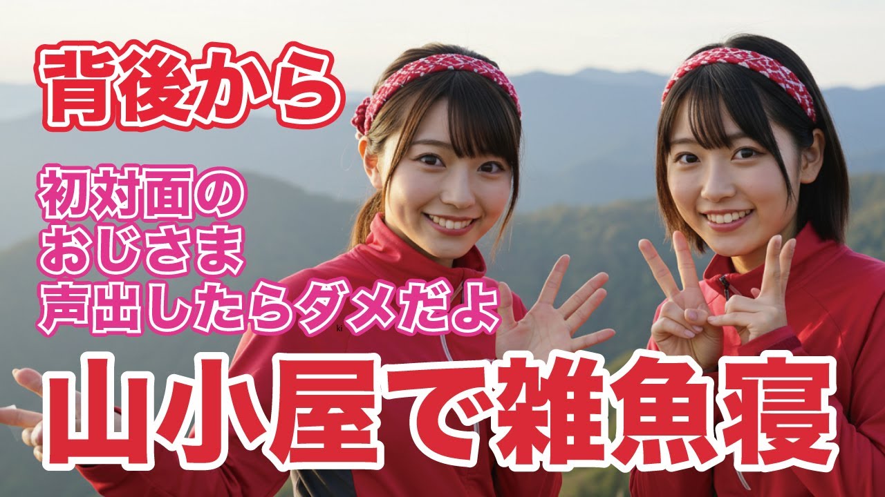 『女性朗読』山ガール2人、山小屋でおじさんグループと雑魚寝──添い寝から始まる誰にも言えない夜の記録