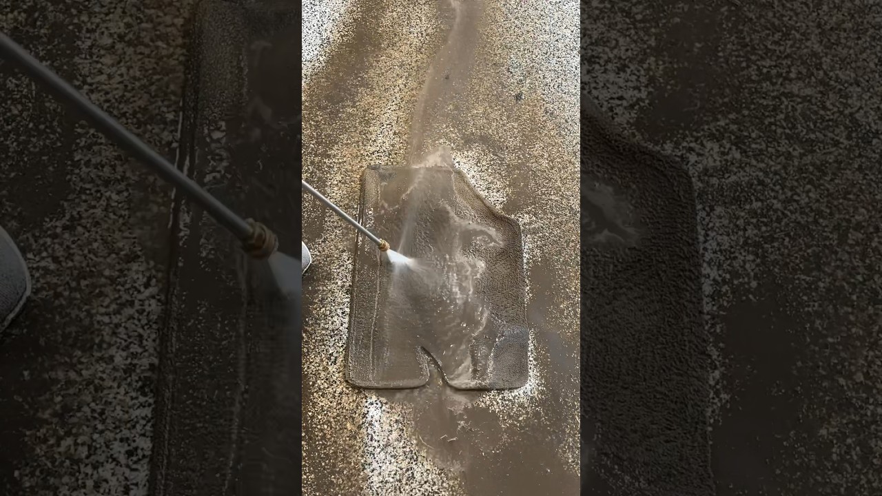 Deep Cleaning The FILTHIEST Floor Mat!