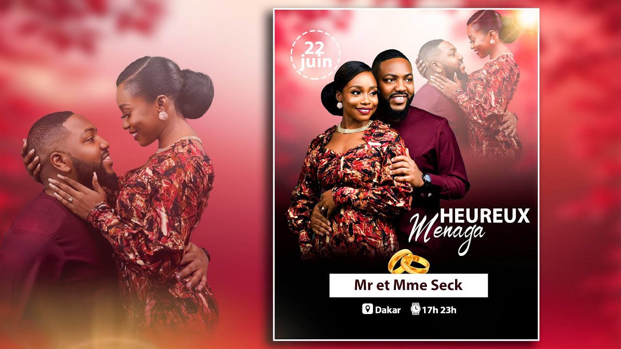 Comment créer une carte de mariage professionnelle sur Photoshop