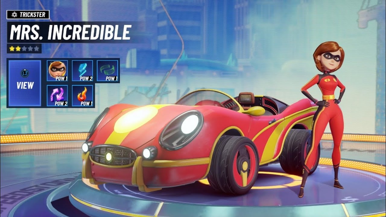 Disney Speedstorm Mrs incredible Gameplay