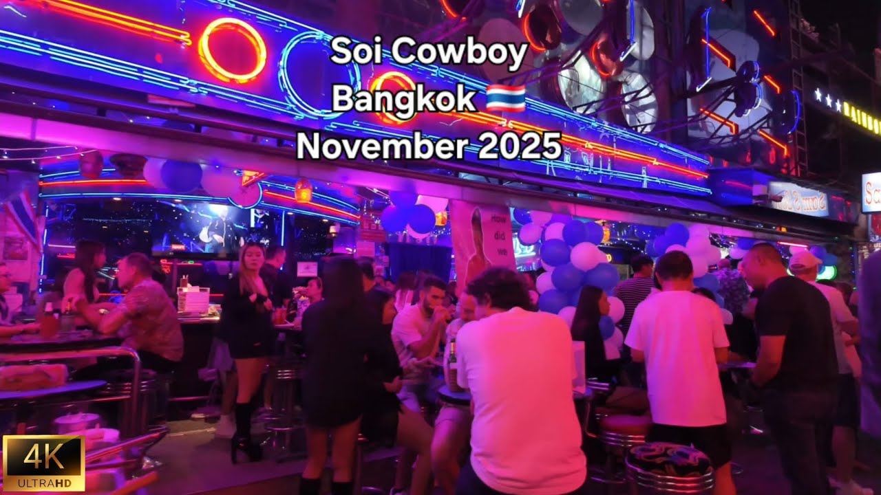 Soi Cowboy 4K Slow Motion | Bangkok 