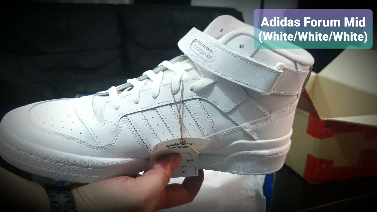 UNBOXING: Adidas Forum Mid (White/White/White)