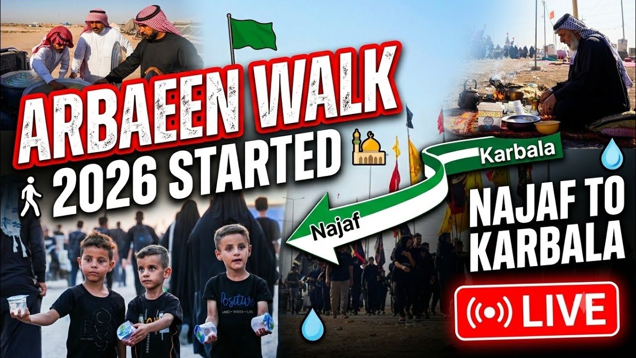 Arbaeen Walk 2026 Started | Najaf to Karbala Journey Begins | Ep 1 | Saleh Raza Karbalai