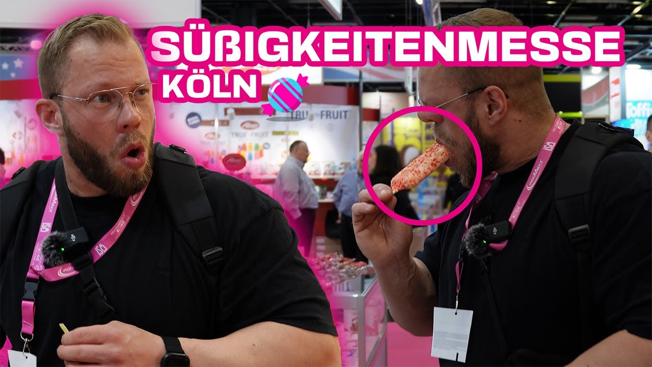 Ich habe ALLE NEUEN SÜßIGKEITEN auf der größten Süßwarenmesse probiert!🍭 🍬 | ISM 2025 VLog