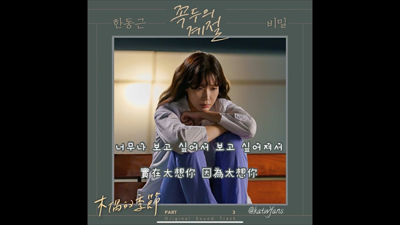 【中韓歌詞 Lyrics/가사】 韓東根(한동근) -秘密 -비밀 / 木偶的季節OST Part.3 /꼭두의 계절OST PART.3