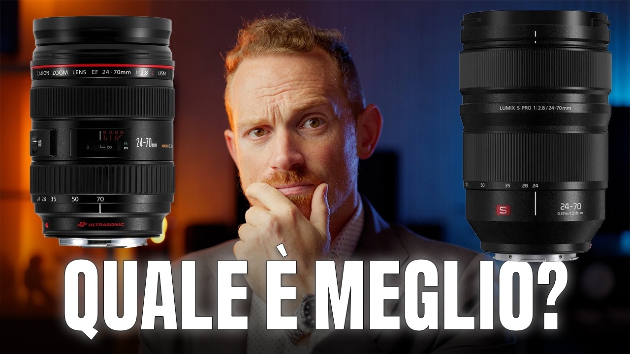 Qual è il MIGLIOR ZOOM STANDARD? Canon 🆚 Lumix 24-70mm S PRO o EF per foto e video