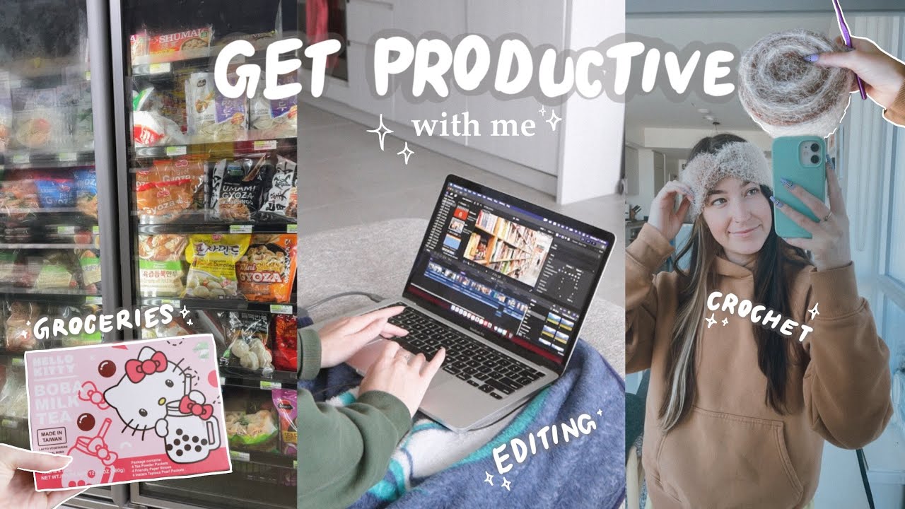 Be productive with me | A reset vlog, motivation to get back on track