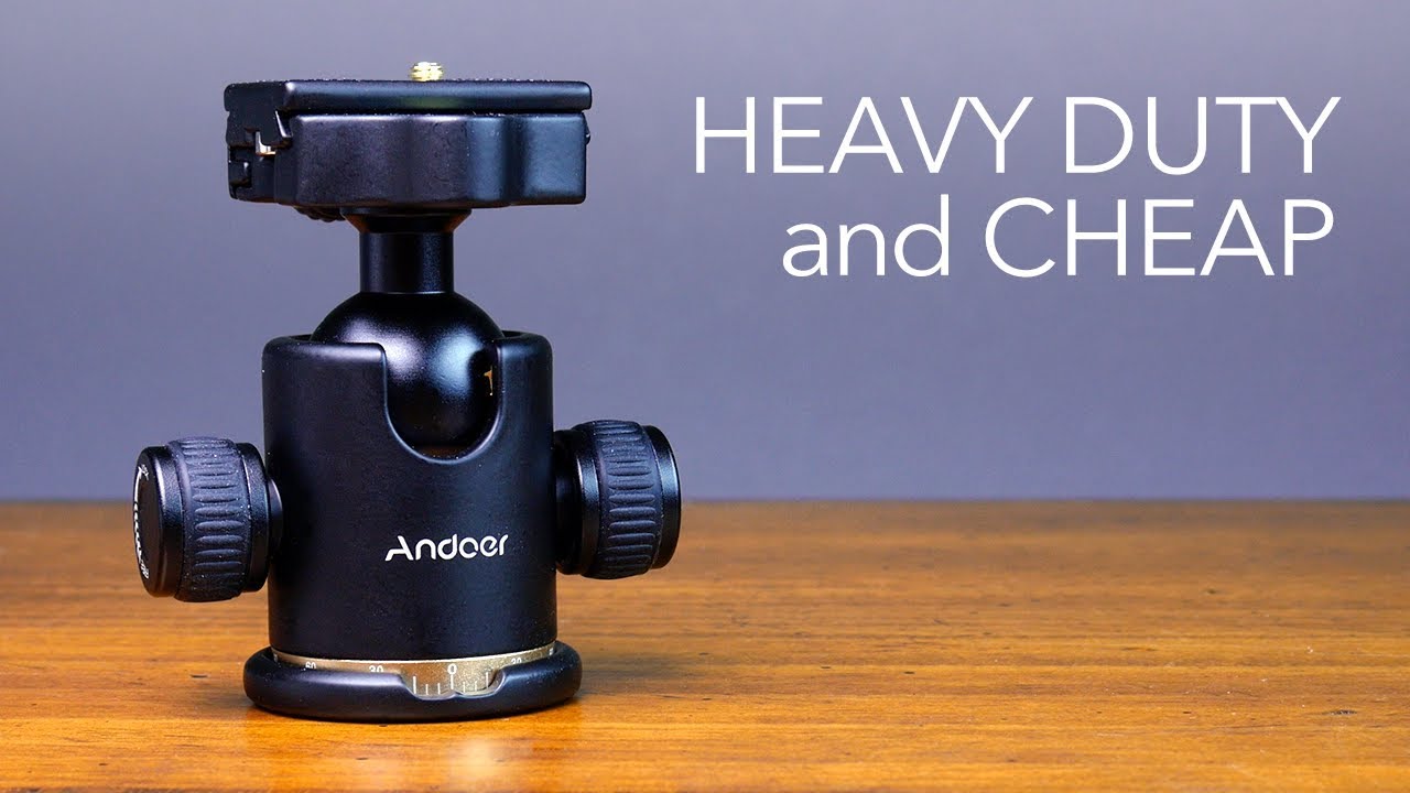Andoer Tripod Ball Head Review - CHEAP and GOOD!