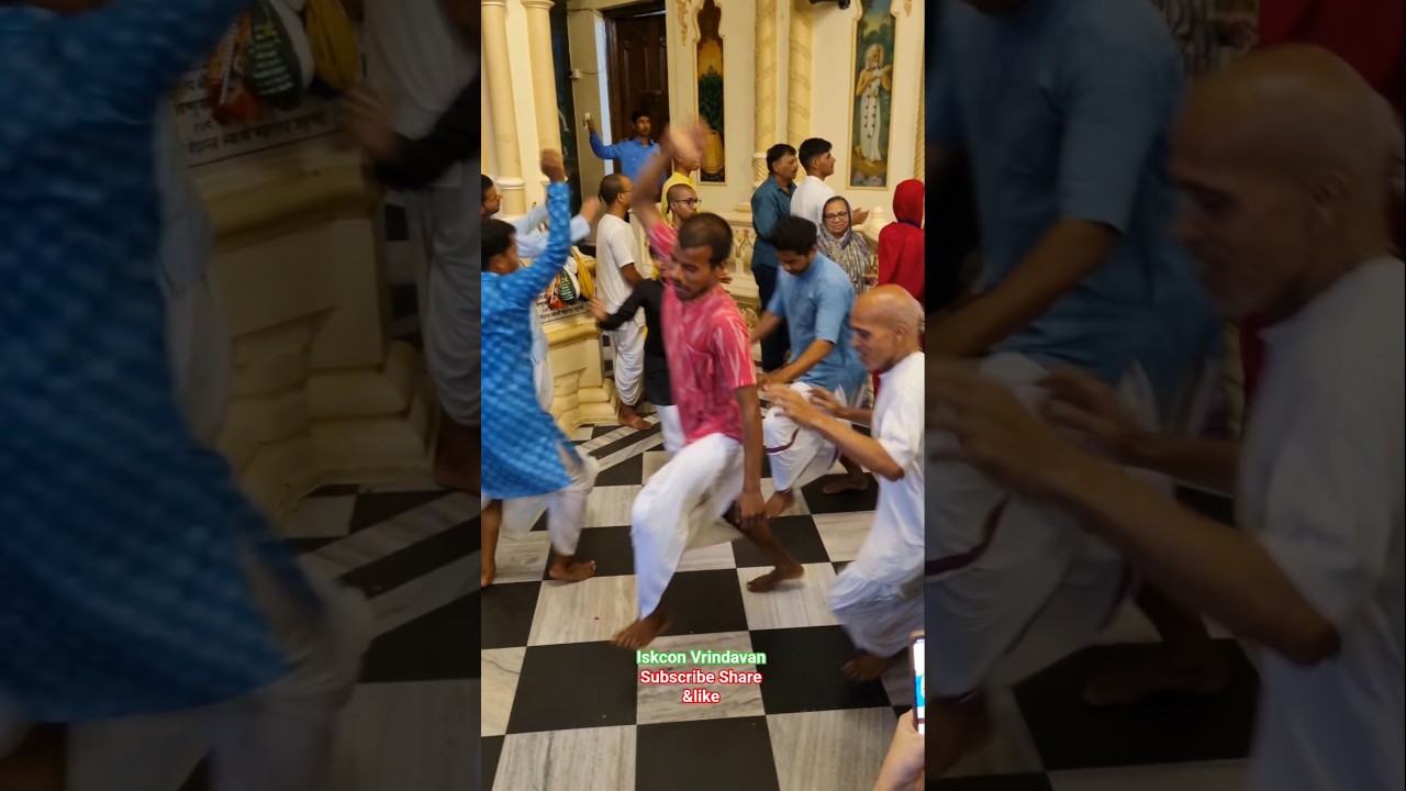 iskcon Vrindavan darshan radhe radhe japa Karo #iskcon #Vrindavan #darshan #kirtan #shorts #viral