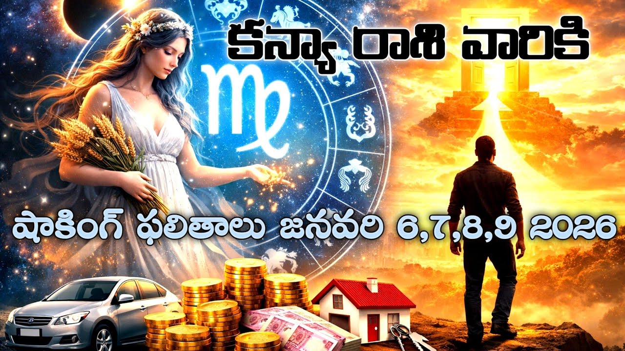 కన్యా రాశి షాకింగ్ ఫలితాలు జనవరి 6,7,8,9 2026 | ఈ రోజులు మీ జీవితాన్ని మార్చేస్తాయి ఊహించని మార్పులు