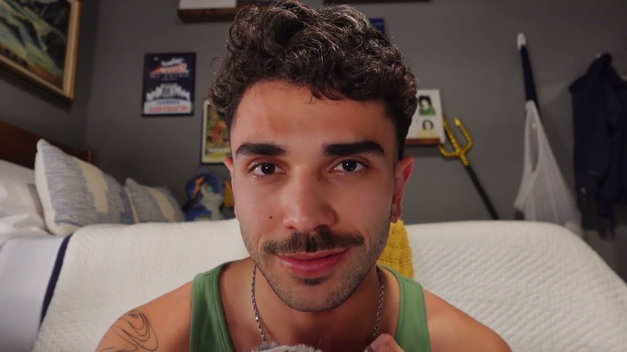 ASMR Awkward Guy Draws You In His Room