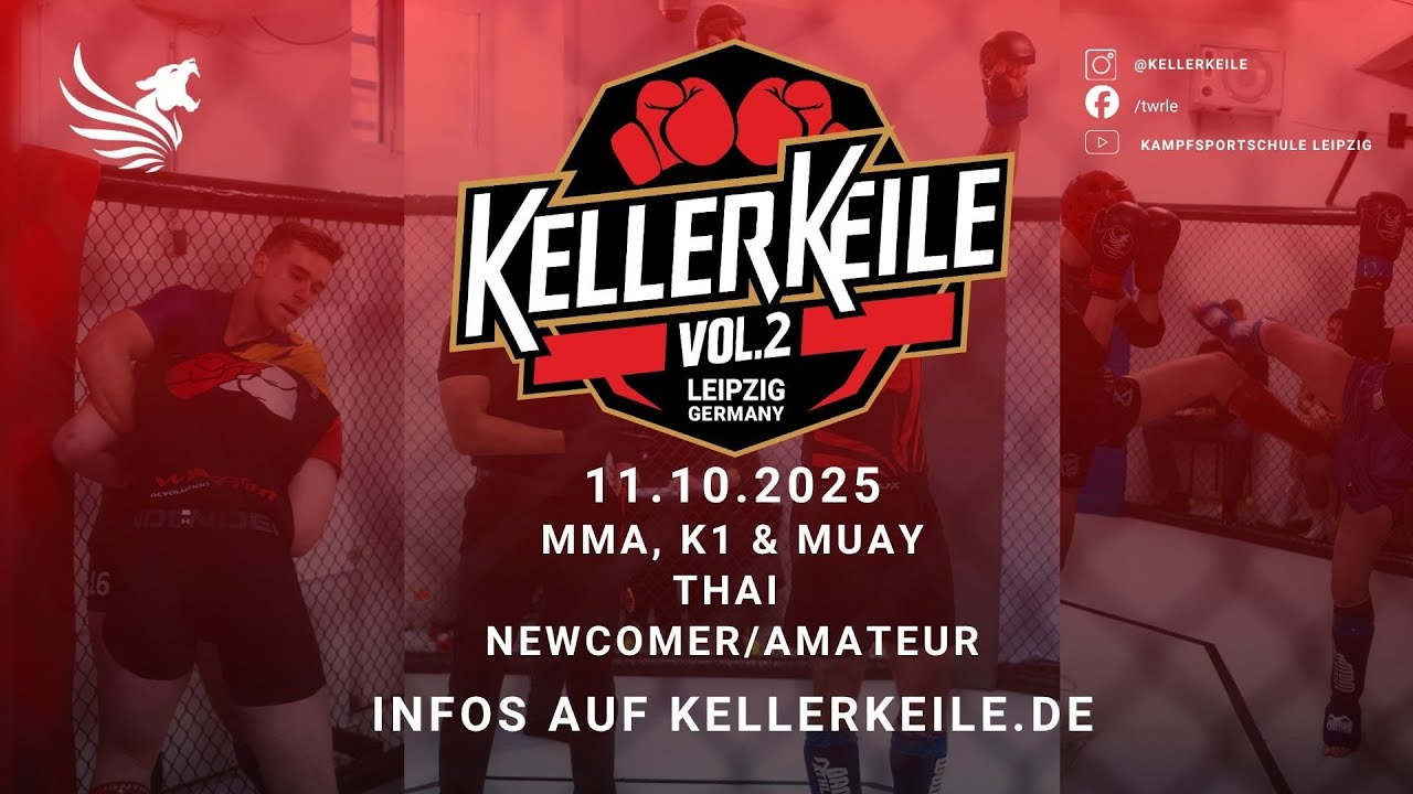 Kellerkeile Vol. 2 -  das MMA und Striking Anfänger Wettkampf-Event in Leipzig