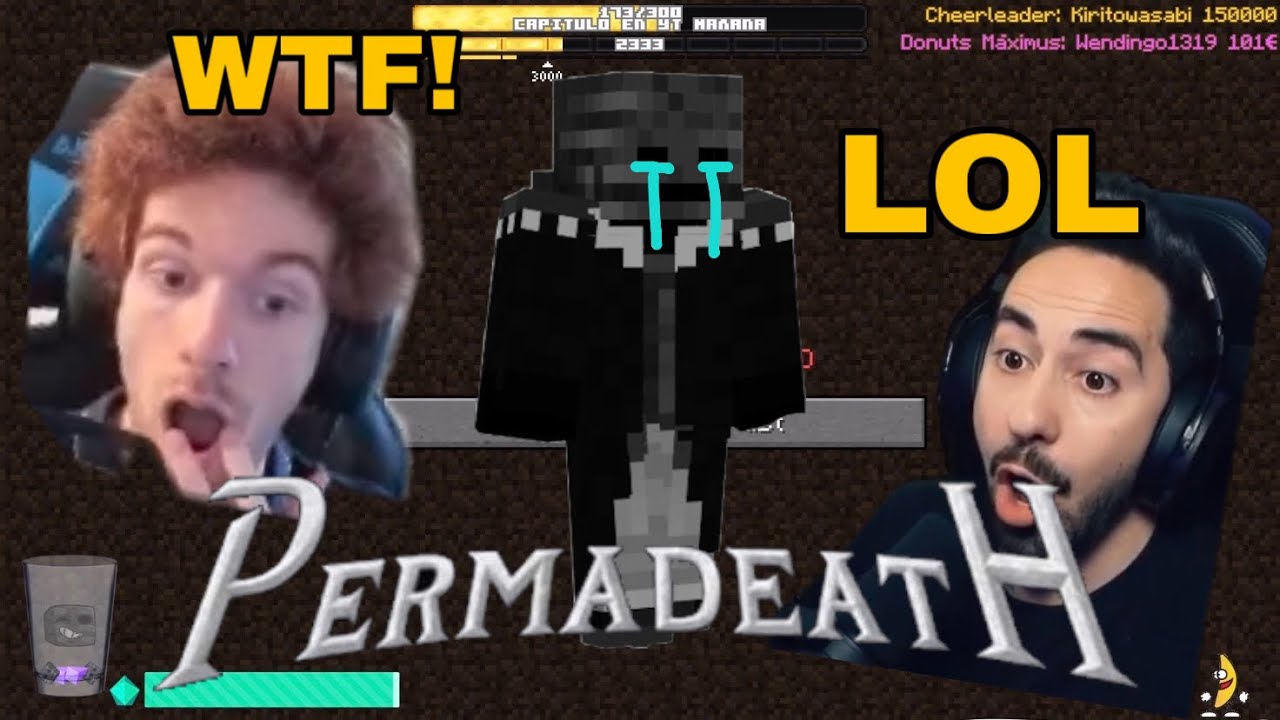 PERMADEATH - JUGADORES REACCIONAN a la MUERTE de RICH