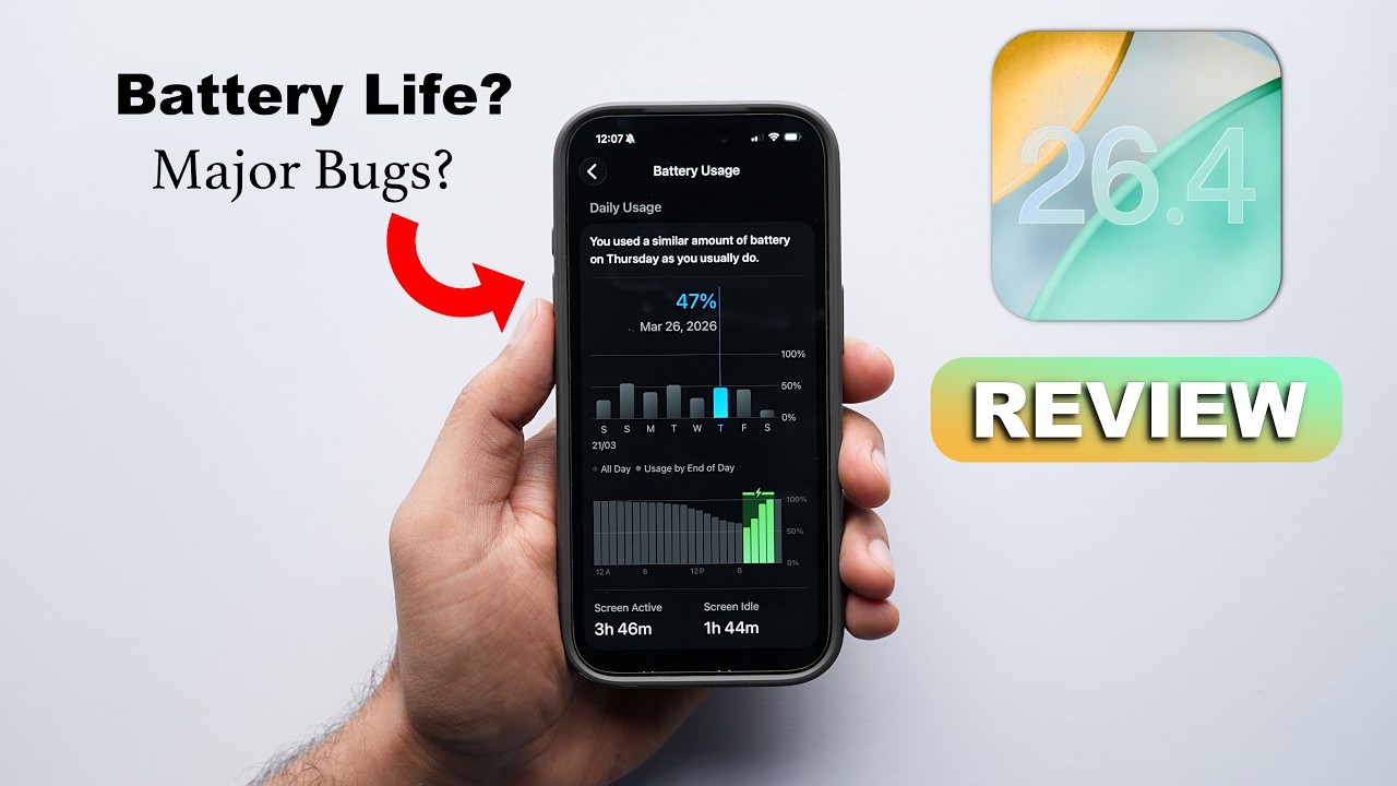 iOS 26.4 Review | Watch This Before You Update! Bugs, Battery Life etc. (HINDI)