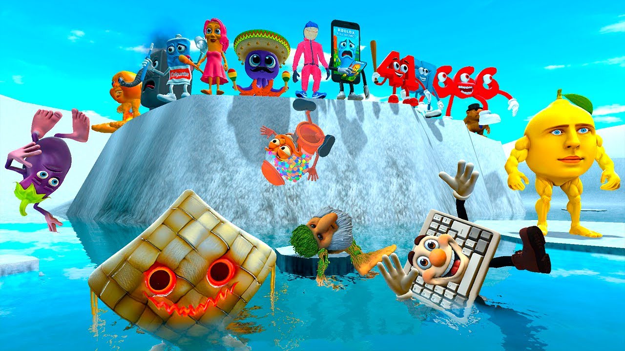 ❄️ ARCTIC ALL BRAINROT MEMES ANIMALS TEAM KARKERKAR SAHUR NOOBINI SPARTAN KICKING in Gmod