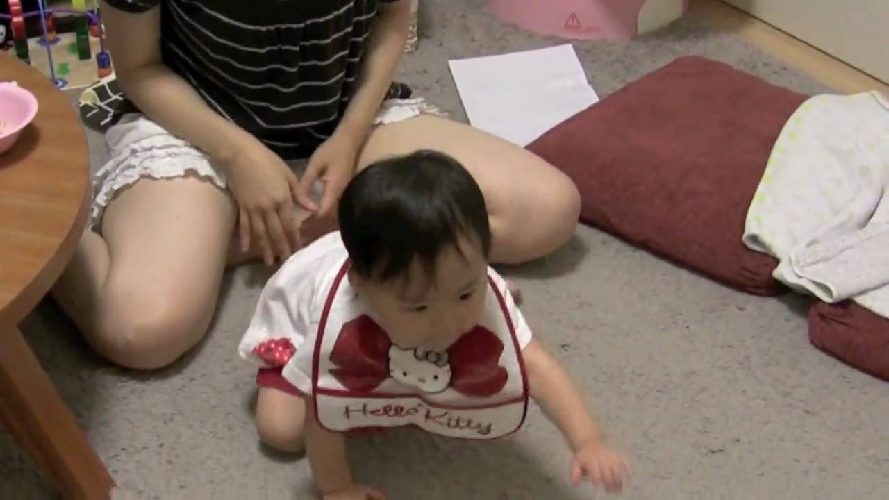 2010 7 25 ゆずが始めて歩いたよ♪