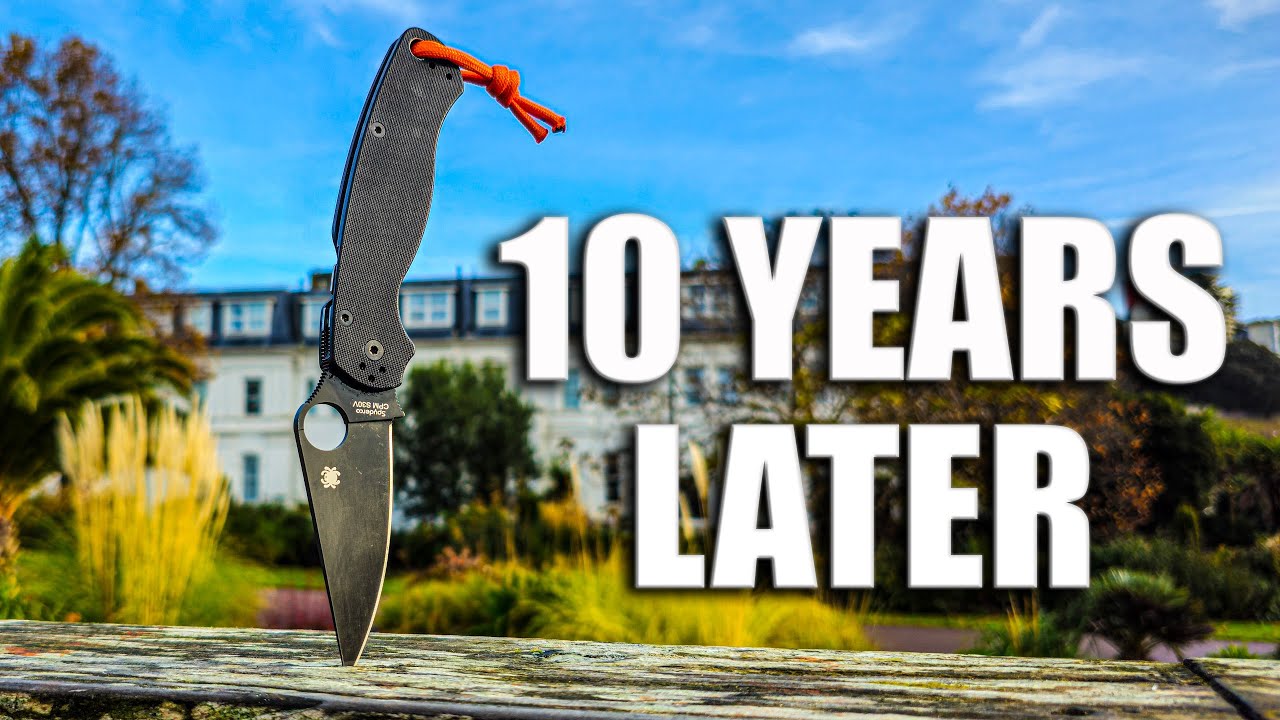 10 Years Later - My most EDC'd Folder - Spyderco Paramilitary 2