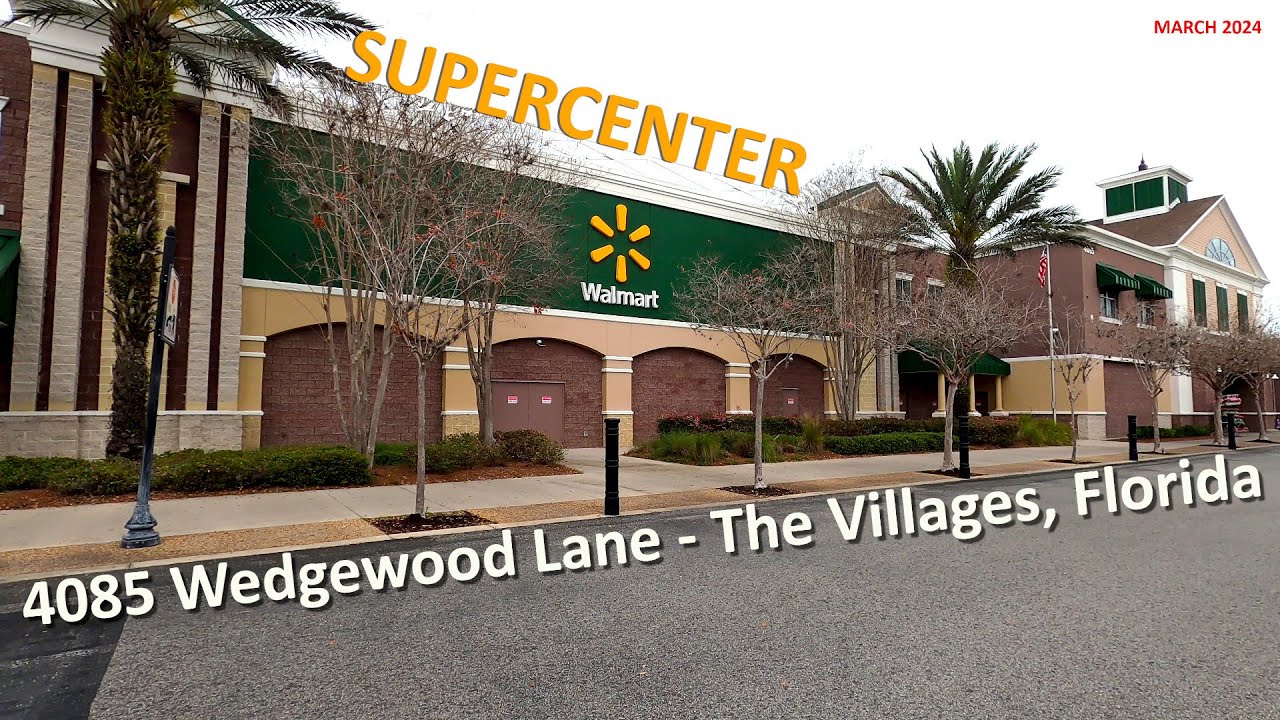 Shopping at Walmart Supercenter at The Villages on Wedgewood Lane - Florida Store 4262