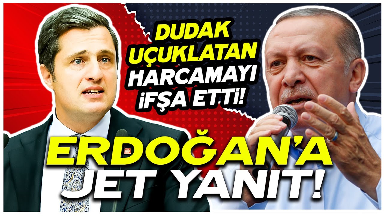 CHP'den Erdoğan'a jet yanıt! Deniz Yücel sarayın dudak uçuklatan harcamalarını ifşa etti!