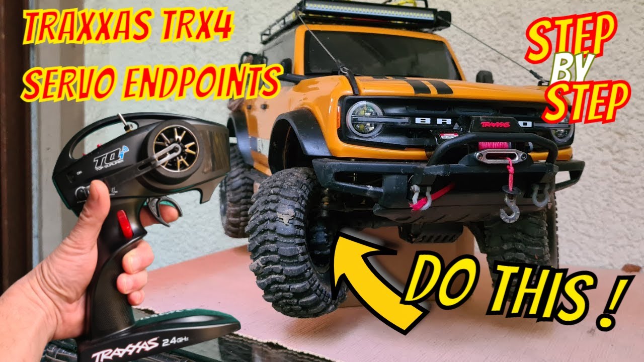 Конечные устройства Traxxas TRX4 Servo! Как настроить защиту сервопривода от разрушения Сделайте это
