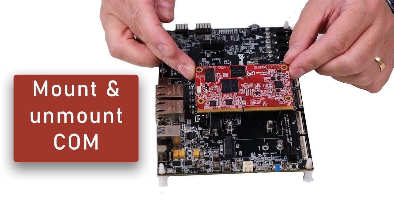 How to mount and unmount a COM board