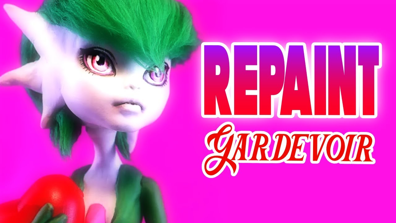 Human Gardevoir 💖 Valentine’s Day Collab | Pokémon Doll RePaint!