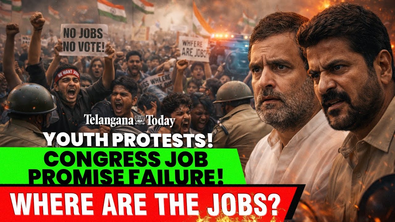 Why Are Unemployed Youth in Telangana Protesting? | Telangana Today |