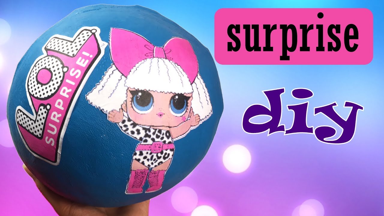LOL surprise bal knutselen (SURPRISE maken)