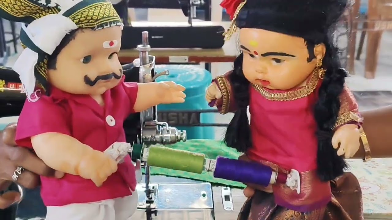 Ayapakkam Women's Association Tailoring Student Album Dress Samples With Doll Performance 🥳🎉
