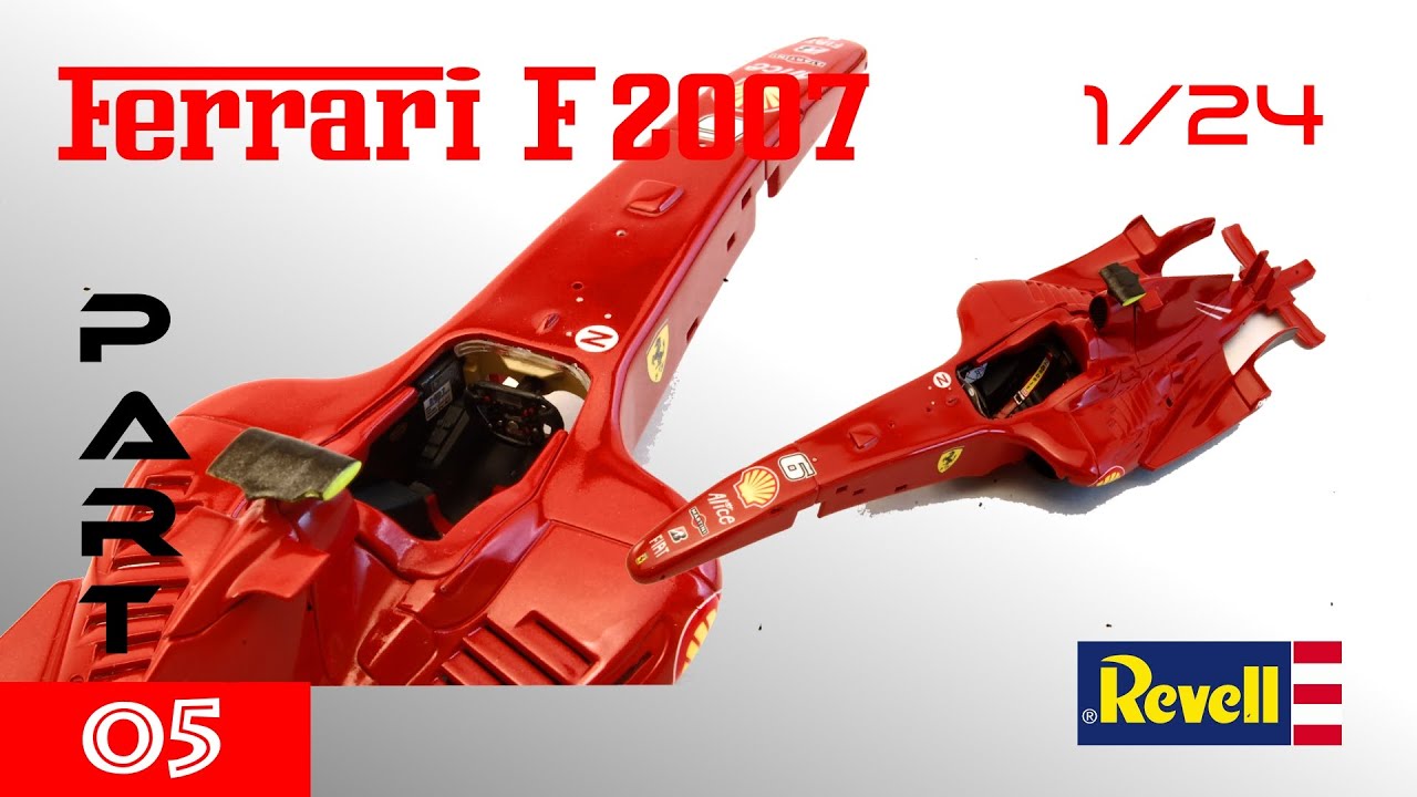 Scale model car / Ferrari F 2007 / REVELL 