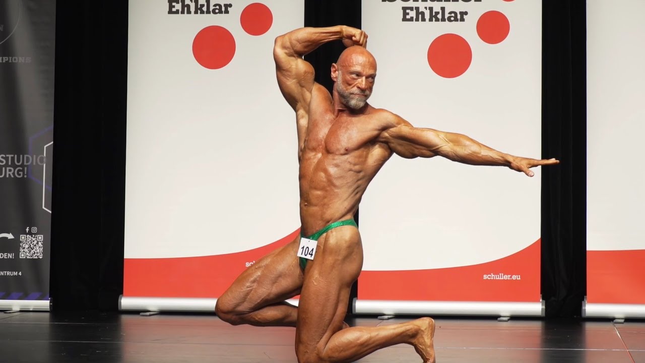 J&uuml;rgen Hohmann (GER), NABBA Austrian Open 2024 - Masters Over 55 Runner-up